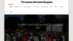 What Premiercricketcoaching.co.uk website looked like in 2020 (3 years ago)