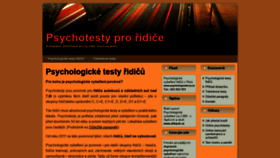 What Psychotesty-ridicu.psychoweb.cz website looked like in 2020 (3 years ago)