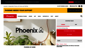 What Phoenix.org.uk website looked like in 2020 (3 years ago)