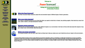 What Powerscorecard.org website looked like in 2020 (3 years ago)