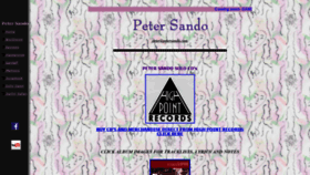 What Petersando.com website looked like in 2020 (3 years ago)