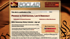 What Poclad.org website looked like in 2020 (3 years ago)