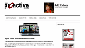 What Proactivereport.com website looked like in 2020 (3 years ago)