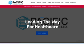 What Pacificpharmaceuticals.com website looked like in 2020 (3 years ago)