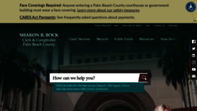 What Pbcountyclerk.com website looked like in 2020 (3 years ago)
