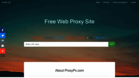 What Proxypx.com website looked like in 2020 (3 years ago)