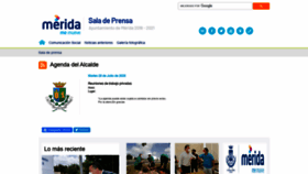 What Prensa.merida.gob.mx website looked like in 2020 (3 years ago)