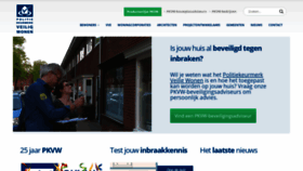 What Politiekeurmerk.nl website looked like in 2020 (3 years ago)