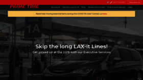 What Primeshuttle.com website looked like in 2020 (3 years ago)