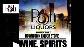 What Poshliquors.com website looked like in 2020 (3 years ago)