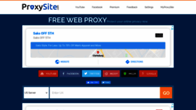 What Proxysite.com website looked like in 2020 (3 years ago)