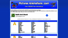 What Picturesanimations.com website looked like in 2020 (3 years ago)