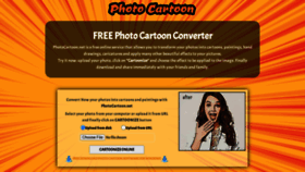 What Photocartoon.net website looked like in 2020 (3 years ago)