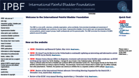 What Painful-bladder.org website looked like in 2020 (3 years ago)