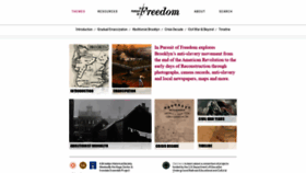 What Pursuitoffreedom.org website looked like in 2020 (3 years ago)