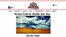 What Paisanlogistics.com website looked like in 2020 (3 years ago)