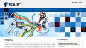 What Pixelstat.org website looked like in 2020 (3 years ago)