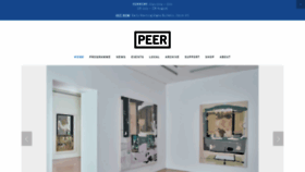 What Peeruk.org website looked like in 2020 (3 years ago)