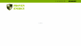 What Provenenergy.com.au website looked like in 2020 (3 years ago)