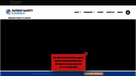 What Patientsafetycongress.co.uk website looked like in 2020 (3 years ago)