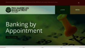What Panamerbank.com website looked like in 2020 (3 years ago)