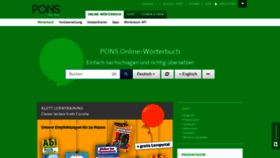 What Pons.de website looked like in 2020 (3 years ago)