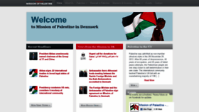 What Palestine.dk website looked like in 2020 (3 years ago)