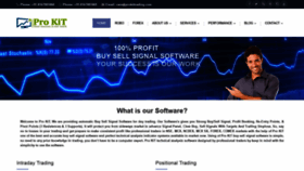 What Prokittrading.com website looked like in 2020 (3 years ago)