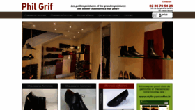 What Philgrif.fr website looked like in 2020 (3 years ago)
