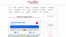 What Pageantcenter.com website looked like in 2020 (3 years ago)
