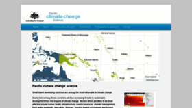 What Pacificclimatechangescience.org website looked like in 2020 (3 years ago)