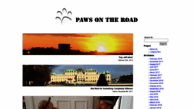 What Pawsontheroad.com website looked like in 2020 (3 years ago)