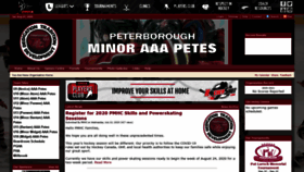 What Peterboroughminorpetes.ca website looked like in 2020 (3 years ago)