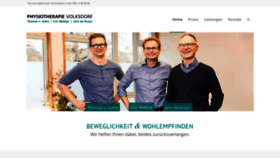 What Physiotherapie-volksdorf.de website looked like in 2020 (3 years ago)