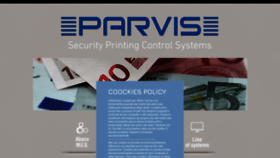 What Parvis.it website looked like in 2020 (3 years ago)