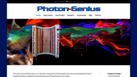 What Photongenius.com website looked like in 2020 (3 years ago)