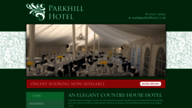 What Parkhillhotel.co.uk website looked like in 2020 (3 years ago)