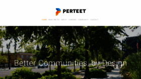 What Perteet.com website looked like in 2020 (3 years ago)