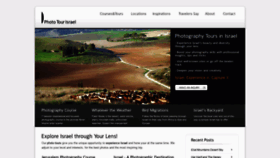 What Phototourisrael.com website looked like in 2020 (3 years ago)