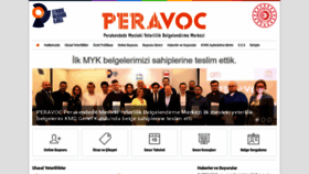 What Peravoc.com website looked like in 2020 (3 years ago)