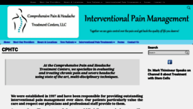 What Painandheadache.com website looked like in 2020 (3 years ago)