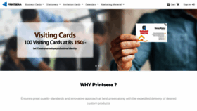 What Printsera.com website looked like in 2020 (5 years ago)
