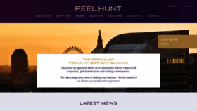 What Peelhunt.com website looked like in 2020 (3 years ago)