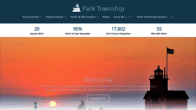 What Parktownship.org website looked like in 2020 (3 years ago)