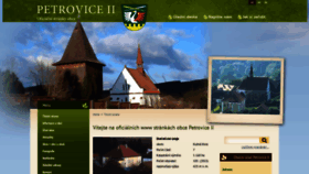 What Petrovice2.cz website looked like in 2020 (3 years ago)
