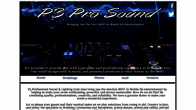 What P3prosound.com website looked like in 2020 (3 years ago)