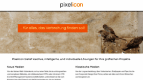 What Pixelicon.de website looked like in 2020 (3 years ago)