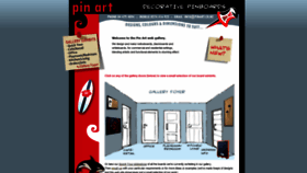 What Pinart.co.nz website looked like in 2020 (3 years ago)