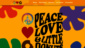 What Peaceloveandlittledonuts.com website looked like in 2020 (5 years ago)