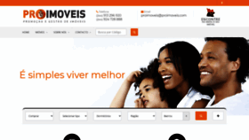 What Proimoveis.com website looked like in 2020 (3 years ago)